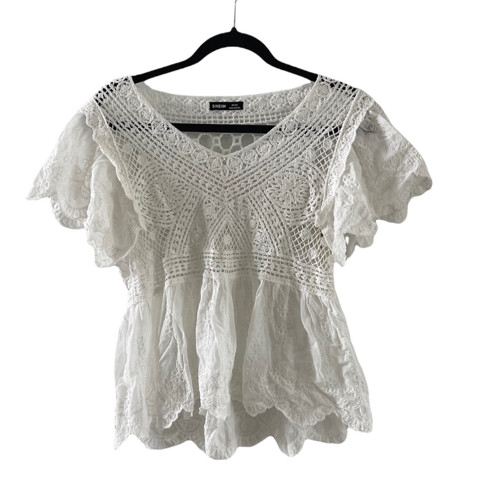 Crochet Peplum Top